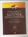 Český - německý německo - český slovník managementu - náhled