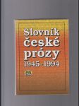 Slovník české prózy 1945 -1994 - náhled