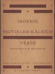 Sborník protiklerikálních veršů - náhled