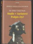 Studie v šarlatové, Podpis čtyř - náhled