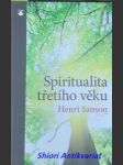 Spiritualita třetího věku - sanson henri - náhled