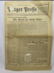 Prager Presse, ročník 18; 6. února 1938: Alle Macht bei Adolf Hitler - Zusammenfassung aller Kräfte der Nation zur Durchführung der Wehrwirtschaft - náhled