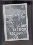 Dějiny klasické sociologie - náhled