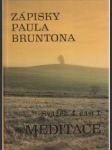 Meditace 1. Zápisky Paula Bruntovna 4.zv. - náhled