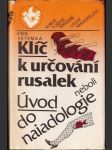 Klíč k určování rusalek - náhled