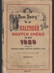 Kalendář Nových směrů na rok 1929 - náhled