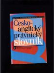 Česko-anglický právnický slovník - náhled