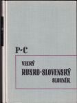 Veľký rusko-slovenský slovník -  P-C, IV.. diel (veľký formát) - náhled