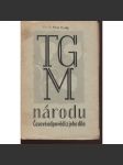 T. G. M. národu. Časové odpovědi z jeho díla (Masaryk) - náhled