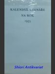 Kalendář čtenáře na rok 1935 - mašek jiří - náhled
