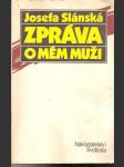 Zpráva  o  mém  muži - náhled