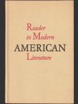 Reader in Modern American Literature - náhled