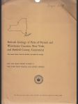 Bedrock geology of parts of Putnam and Westchester Counties, New York : and Fairfield County, Connecticut - náhled