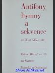 Antifony hymny a sekvence ze iv. až xix. století - náhled