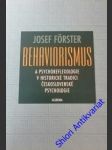Behaviorismus - förster josef - náhled