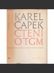 Čtení o TGM [prezident Masaryk, Karel Čapek] - náhled