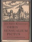 Orbis sensualium pictus svět v obrazích - náhled