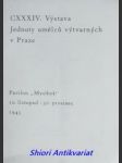 Cxxxiv. výstava jednoty umělců výtvarných v praze - pavilon " myslbek " 10. listopad - 30. prosinec 1945 - náhled