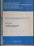 Mikroelementy 1977 - náhled