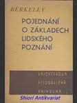 Pojednání o základech lidského poznání - berkeley george - náhled