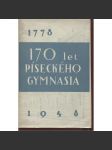 170 let píseckého gymnasia 1778-1948 (Písek) - náhled