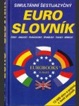 Euroslovník Simultánní šestijazyčný - náhled