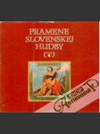 Pramene slovenskej hudby - náhled