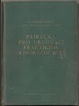 Příručka pro určovací praktikum mineralogie - náhled