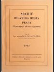 Archiv hlavního města Prahy - o jeho vývoji, sbírkách i významu - náhled