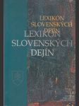 Lexikón slovenských dejín (s podpismi autorov) - náhled