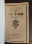 De profundis - zápisky ze žaláře v Readingu a čtyři listy - náhled