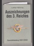 Auszeichnungen des 3. Reiches. Spezialkatalog - náhled