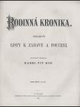 Rodinná kronika týdenník III., Praha, 1863 - náhled