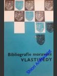 Bibliografie moravské vlastivědy - kubíček jaromír - náhled
