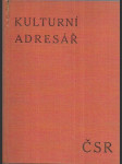 Kulturní adresář ČSR. Roč. 2 - náhled