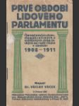 Prvé období lidového parlamentu - náhled