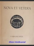 Nova et vetera - poslední - číslo 50 - náhled