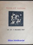 Nova et vetera - číslo xxvii. - kolektiv autorů - náhled
