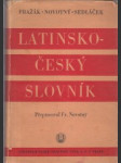 Latinsko český slovník - náhled