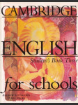 Cambridge English for schools Studen´s Book Three - náhled