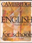 Cambridge English for schools Studen´s Book One - náhled