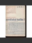 Sovětská hudba I. a II. (umění SSSR, z Monografie Sovětský Svaz - Rusko) - avantgarda - náhled