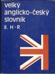 Velký anglicko-český slovník II. H-R  - náhled