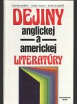 Dejiny anglickej a americkej literatúry (veľký formát) - náhled