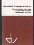 Social Work Education in Europe - náhled