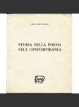 Storia della poesia ceca contemporanea [Dějiny současné české poezie; česká avantgarda; surrealismus; Skupina 42; podpis] - náhled