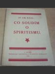 Co soudím o spiritismu - náhled