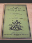 Úvod do studia Otakara Březiny - náhled