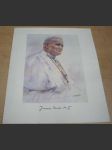 Jan Pavel II. Grafický list - náhled