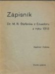 Zápisník Dr. M. R. Štefánika z Ecuadoru z roku 1913 - náhled